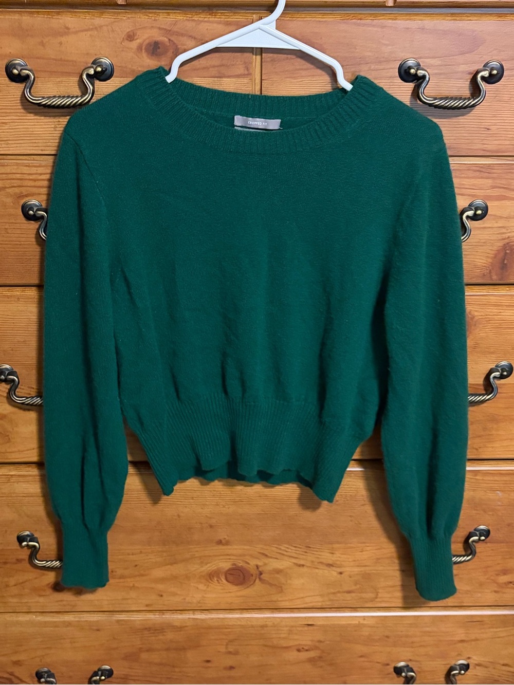 J. Crew Emerald Green Crewneck Sweater